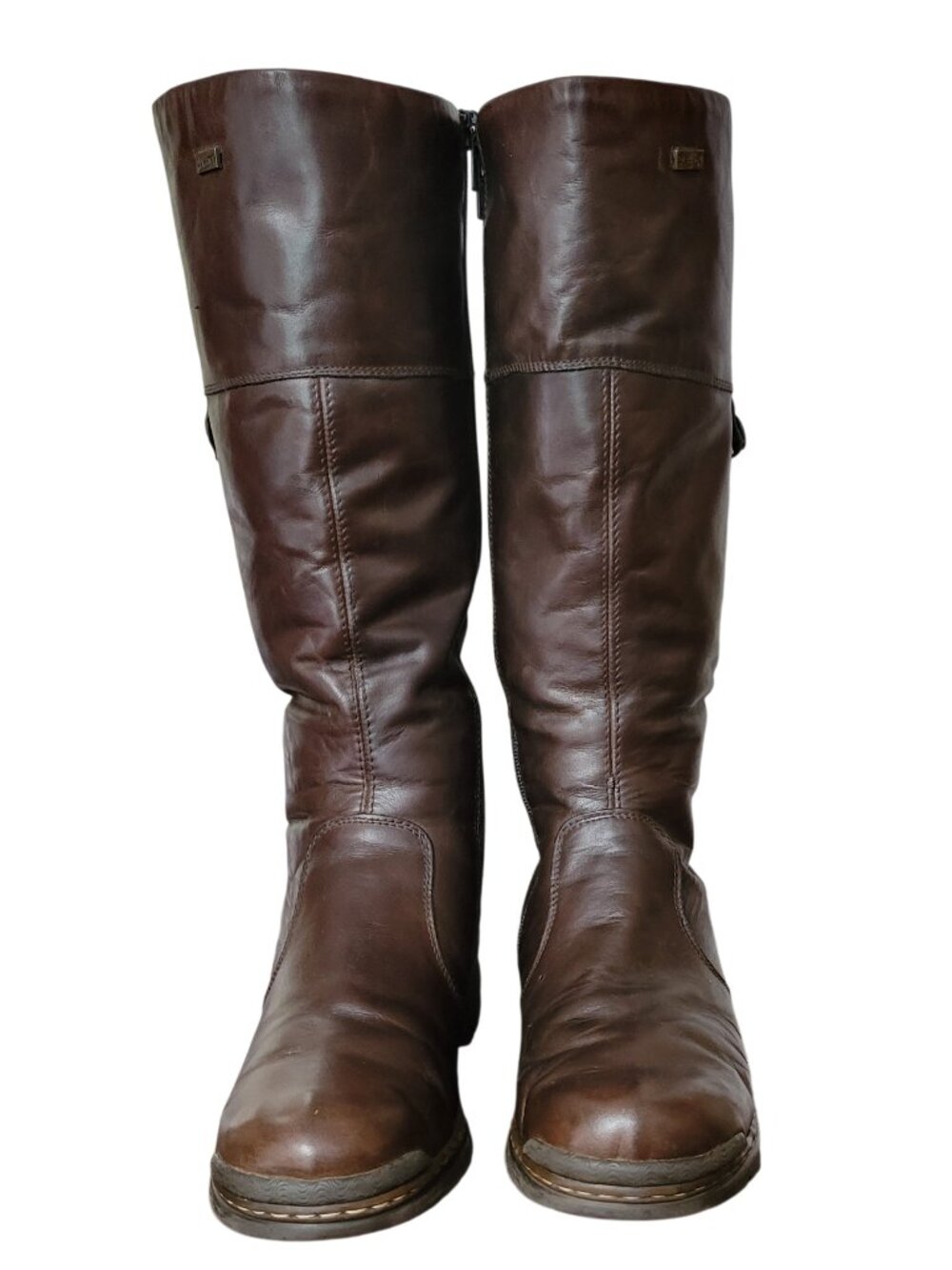 RIEKER SYBILLE Leather Wool Shearling Lined Boots